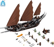 ing 79008 Genuine The lord of rings Series The Ghost Pirate Ship Set Building Block Brick Toys Qunlo