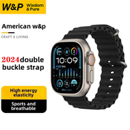 W&P 2024 cho đồng hồ Ultra2 Dây đeo đồng hồ Ultra2 Dây đeo vòng khóa đôi silicon hàng hải iWatch S10