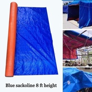 Blue Sack Sakolin waterproof (per meter) construction cover sakoline trapal  (PER METER)