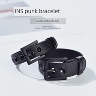 gelang couple gelang tangan perempuan Ins PVC Harajuku Dark Decoration Couple Bracelet