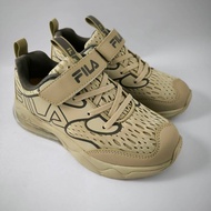 FILA Night Reflective Safety Children Air Cushion Sneakers Color Shoes Milk Tea 3-J805Z-777 (G6)