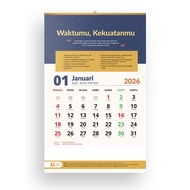 National Calendar 2026 - Wall Calendar - 2026 Wall Hanging Calendar Gema Insani Press Date