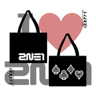 2NE1 I LOVE 2NE1 PREMIUM QUALITY TOTE BAG WITH ZIPPER MERCH