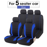 Perodua Axia Viva Myvi Kenari Kelisa Kembara Kancil Bezza Car Seat Cover 5-Seater Universal Front + 