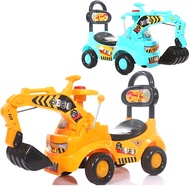 Children Manual Excavator Toys Ride On Toys Excavator Design Mainan Tunggang Kanak-Kanak Mainan Baja