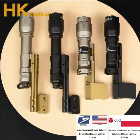 SF M600 M300 Series Tactical Flashlight M600B M300B LED White Light Fit 20MM Rail Rifle Scout Light 