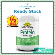 [现货+包邮 Date: 06/2028] Nature's Way Instant Natural Protein Powder 有机蛋白粉原味 ( Natural ) 375g (Made In 