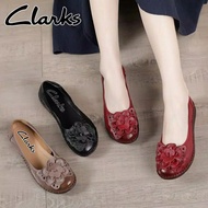 Clarks/clarks Flower Shoes/Clarks Genuine Leather Women's Shoes/Flower Shoes