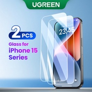 UGREEN 2PCS Screen Protector For iPhone 15 15Plus 15 Pro Max Tempered Glass Screen Protectors HD Ult