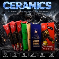 BUY 1 FREE 1 REALME 2 3 5 5I 5S 6I 6 7 7I 8 9 9I 10 PRO PLUS King Kong Ceramic Matte Clear Blueray S