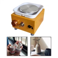 Electric Pottery Wheel Machine Mini Clay Forming Device Ceramic Trimming Wheel Machine For Beginner