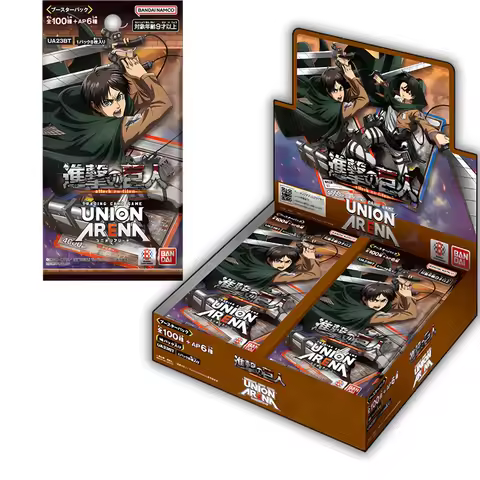 BANDAI Union Arena Attack on Titan UA23BT Booster Japanese Anime TCG Collection Card