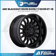 Fuel Offroad ARC - Black Out 20x10 ET-18 6x139.7 / 6x135 (1 Piece)