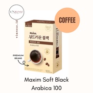 Maxim Coffee Soft Black Arabica 100 Korea/ Kopi Sachet Maxim