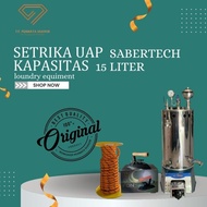 Setrika Uap Laundry Boiler Gas Lengkap