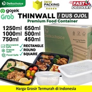 Thinwall Food Container Box Catering Plastic Container Box Take Away Lunch Box Box/