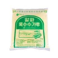 Core One/Lotte Alpha Corn Flour 3kg/Corn Powder/Oil Flour/Bread