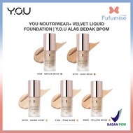 YOU NoutriWear+ Velvet Liquid Foundation | Y.O.U Alas Bedak BPOM