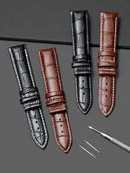 Watch Strap Without Buckle Cowhide Single Strap Watch Belt Accessories For Men And Women Tissot Long