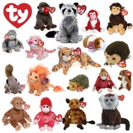 TY Babies Classic T-Y Dolls Monkeys Squirrels Skunks Lots Mice Hedgehogs Raccoons Tigers Lions Beave
