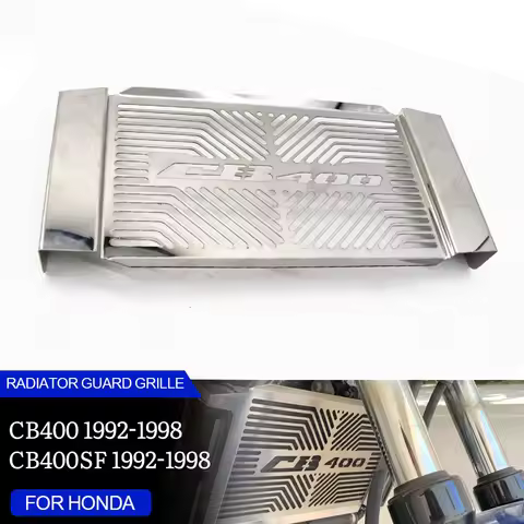 Motorcycle Radiator Guard Grille Grill Cooler Protection Cover For HONDA CB400 Super Four CB400SF Vt