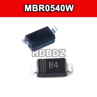 100pcs MBR0540W SOD123 B4 40V 0.5A Quick Recovery Shoteki Diode IC SMD