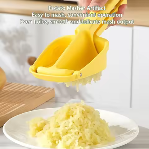 New Portable Mashed Potato Masher Stainless Steel Potato Hand Masher Kitchen Cooking Mashing Tool St