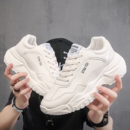 Korean Sneakers for Men Breathable Chunky Shoes Casual Student Rubber Shoes