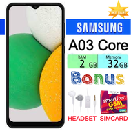 PROMO!!! HP SAMSUNG GALAXY A03 Core RAM 2/32 GB FULLSET Bergaransi - FREE SIMCARD