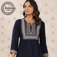Inaaya Fabric  Floral Embroidered Top For Women