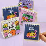 2024 Sweet Friends Mini Desk Calendar Cute Korean Stationery