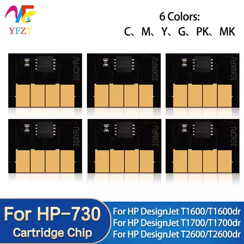 For HP 730 HP730 Ink Cartridge chip 300ml For HP DesignJet T1600 T1600dr T1700 T1700dr T2600 T2600dr