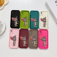 Cartoon Cute Arrested Jerry Mouse Silicone Casing For Redmi 9a 9i 9C 9t 10a A1 A2 A3 Pro 14c Note 9s