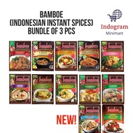 (Bundle of 3 pcs) Bamboe Bumbu Instant - Indonesian Food Instant Spices (triple pack)