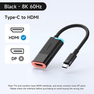 Hagibis สวิตช์2แท่น4K60Hz USB C To HDMI ตัวเมียสายอะแดปเตอร์สำหรับเดินทางท่องเที่ยวทีวีอะแดปเตอร์สาย