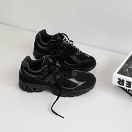 -EJ- NEW BALANCE NB 2002R All Black Suede Gray Men Women Shoes U2002RBL