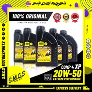 SIKOLENE 4T Comp 4 20W50 XP SYNTHETIC ESTER BASED 1L [𝟭𝟬𝟬% 𝗢𝗥𝗹𝗚𝗜𝗡𝗔𝗟] Minyak Hitam Motor SIKOLENE