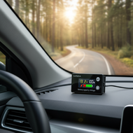 Battery Monitor 7-100V 12V-72V Digital Display Capacity Tester with Buzzer Alarm Temperature Gauge f