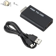 SUEREN Converter, PS2 to HDMI Game to HDMI Adapter, Portable 3.5mm Audio Output HD Cable 480i/480p/5