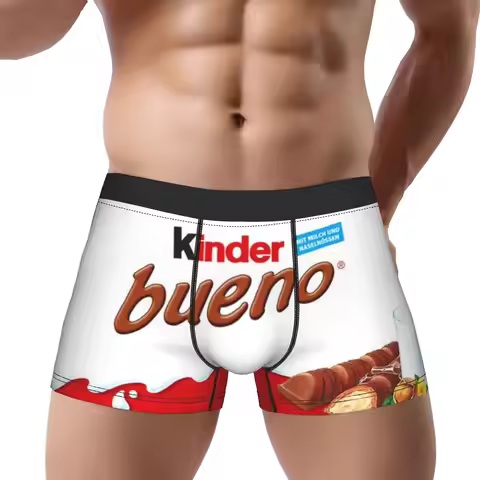 Kinder Bueno Kinder Underpants Homme Panties Men's Underwear Ventilate Shorts Boxer Briefs