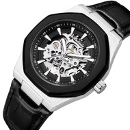 JAM TANGAN AUTOMATIC BELLEDA 9628 KULIT DIAMETER 42 JAM TANGAN ANTI AIR
