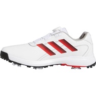 adidas 愛迪達 Golf 男款 Traxion Lite Max Boa 高爾夫球鞋 GZ3852 270 白紅色