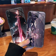 Anime one Tempered Glass Case vivo s1 pro X70 V11i V15 V20 Y15 Y17 Y20 Y50 Y72 Premium Glass Case