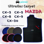 Mazda CX-5 CX-3 CX-8 CX-9 CX-30 Sedan Hatchback Honeycomb UltraHex Car Floor Mat 5D