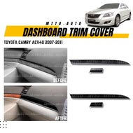 MTTO Toyota Camry ACV40 2007-2011 Interior Car Dashboard Trim Frame Cover Accessories