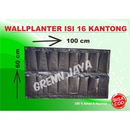 wallplanter isi 16 kantong (**)