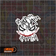 Hahaha Sticker Joker Size 4.5 x 5 Cm