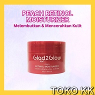 Glad2Glow Peach Retinol Moisturizer Anti Aging KBT370 22 Flat Loss