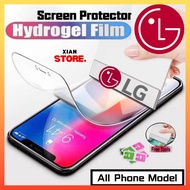 LG G7 G6 G5 G4 G3 G2 G Flex 2 L90 Band Play Hydrogel Screen Protector Full Cover Coverage Gaming HD Matte手机屏幕保护膜