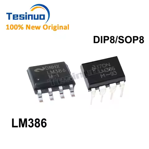 10/pieces New LM386 LM386N LM386M LM386M-1 LM386MX-1 DIP8 SOP8 Operational amplifier audio amplifier
